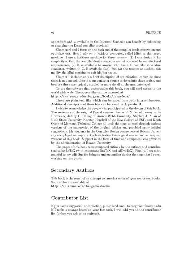 Compiler Design: Theory, Tools, and Examples - New Page